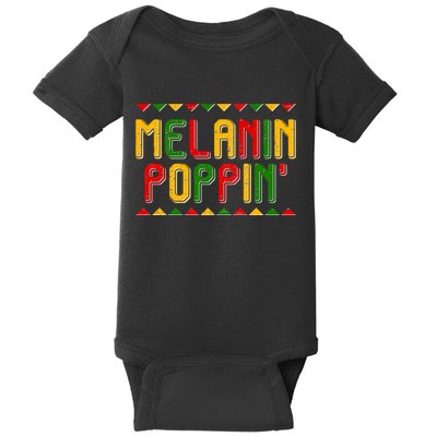 Melanin Poppin' Traditional Colors Baby Bodysuit