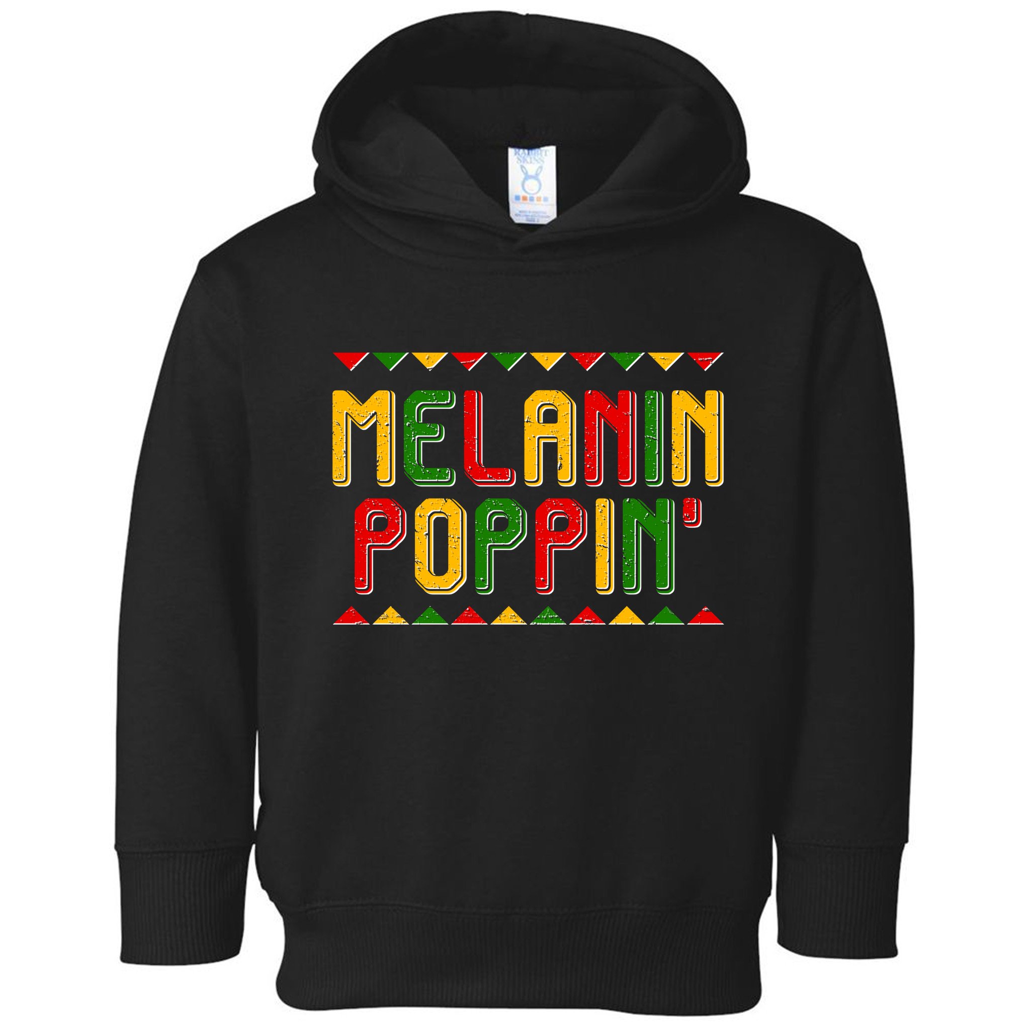Melanin Poppin' Traditional Colors Toddler Hoodie