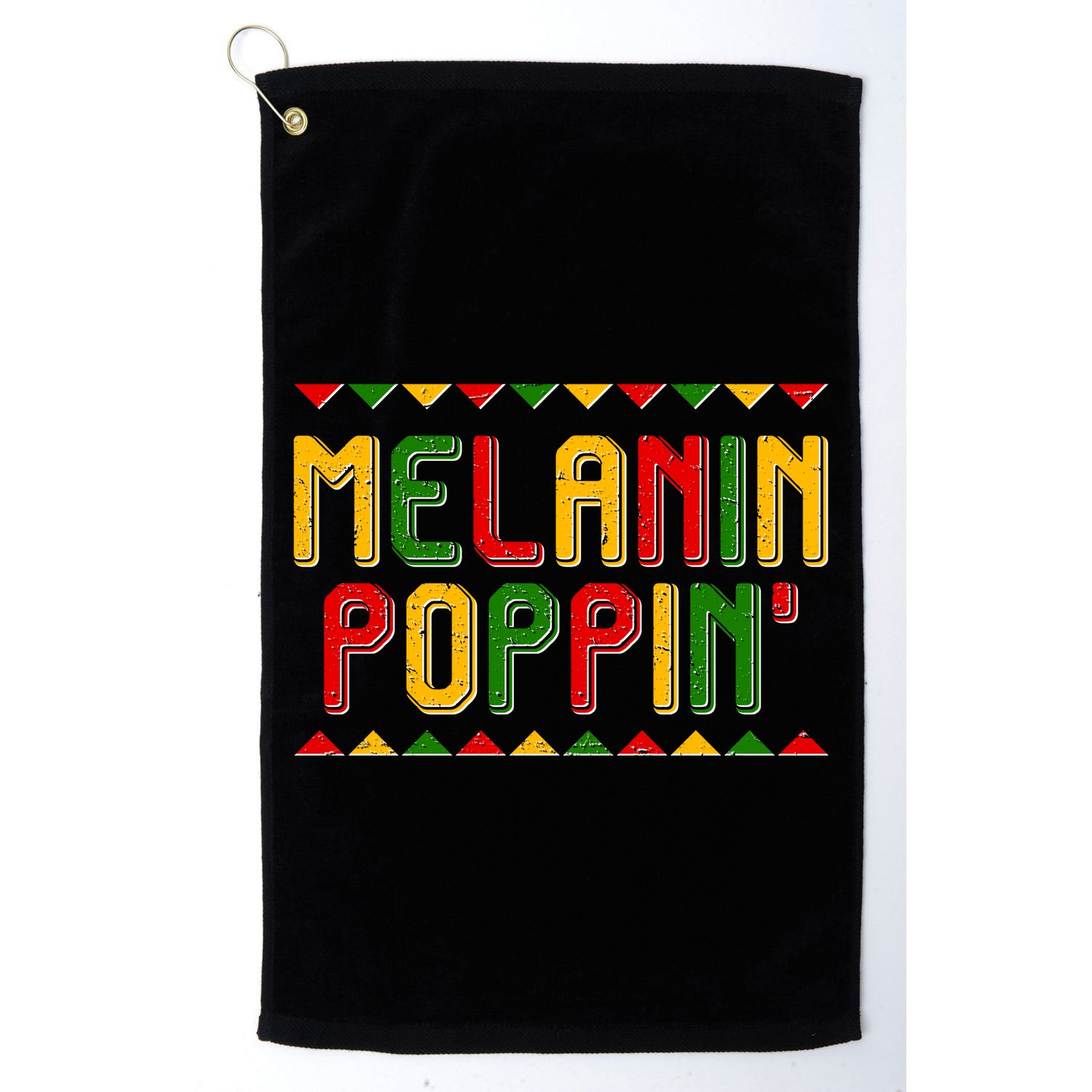 Melanin Poppin' Traditional Colors Golf Towel