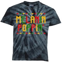 Melanin Poppin' Traditional Colors Kids Tie-Dye T-Shirt