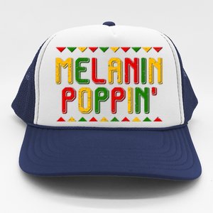 Melanin Poppin' Traditional Colors Trucker Hat