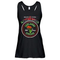 Melanin Strong African Roots Emblem Ladies Essential Flowy Tank