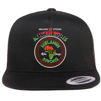 Melanin Strong African Roots Emblem Flat Bill Trucker Hat