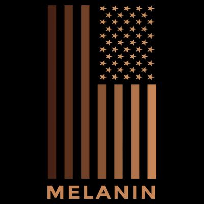 Melanin USA Flag T-Shirt