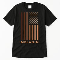 Melanin USA Flag Tall T-Shirt