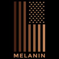 Melanin USA Flag Tall T-Shirt