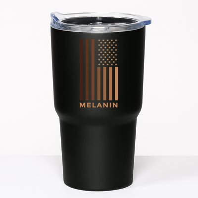 Melanin USA Flag Tumbler