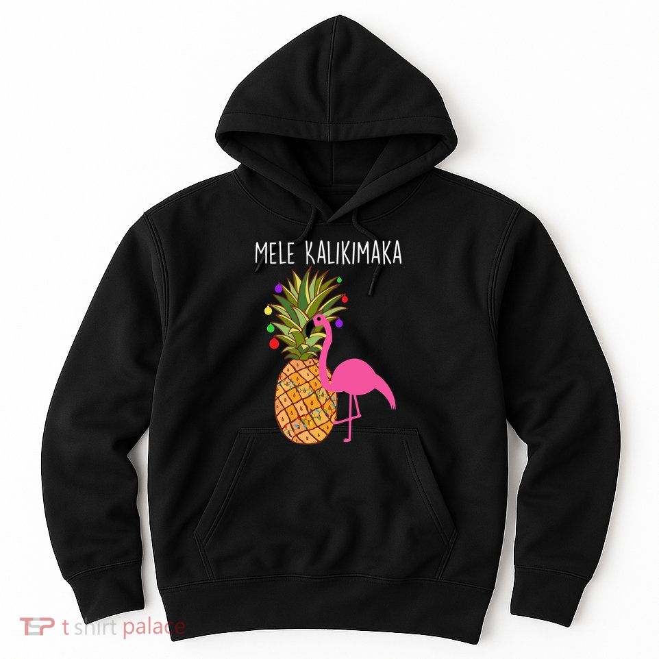 Mele Kalikimaka Flamingo Christmas Hoodie