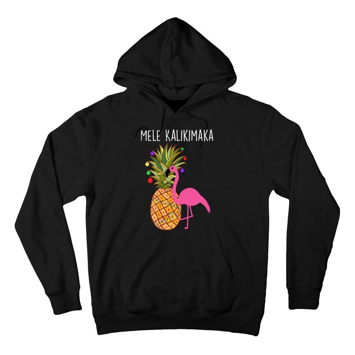 Mele Kalikimaka Flamingo Christmas Hoodie