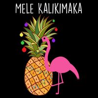 Mele Kalikimaka Flamingo Christmas Tall T-Shirt