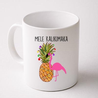 Mele Kalikimaka Flamingo Christmas Coffee Mug