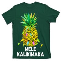 Mele Kalikimaka Pineapple Christmas lights T-Shirt