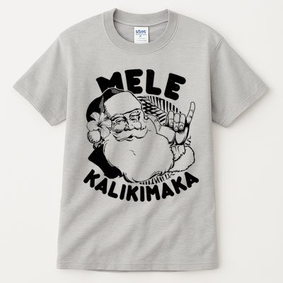 Mele Kalikimaka Santa Claus Tall T-Shirt
