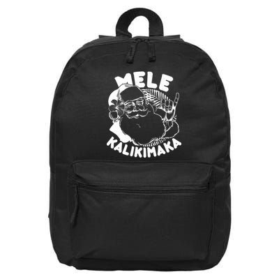 Mele Kalikimaka Santa Claus 16 in Basic Backpack