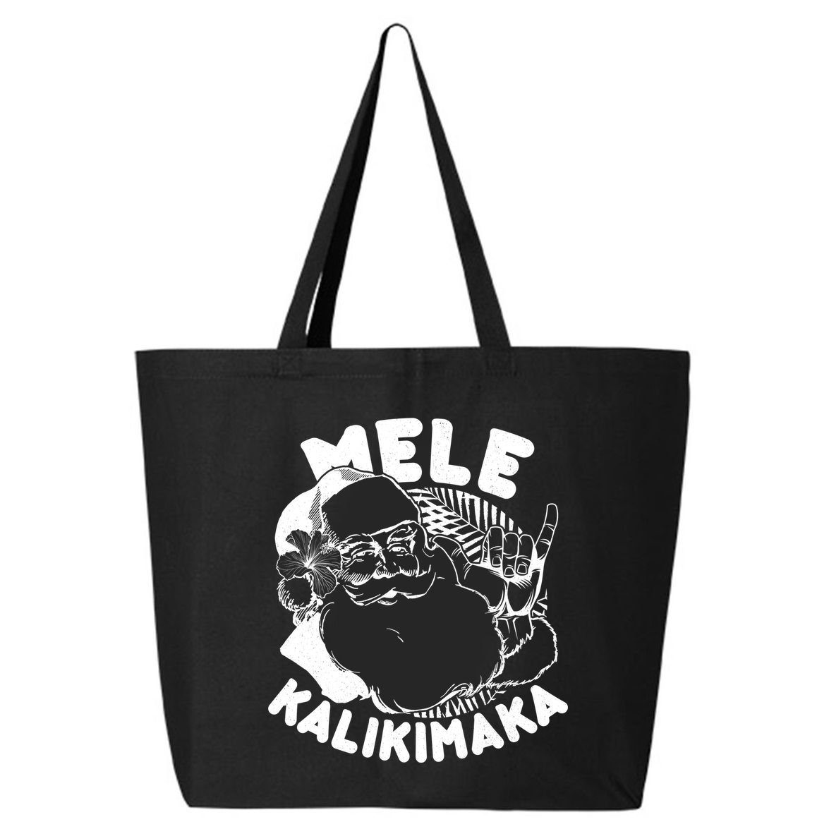 Mele Kalikimaka Santa Claus 25L Jumbo Tote