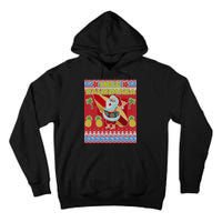 Mele Kalikimaka Santa Ugly Christmas Tall Hoodie