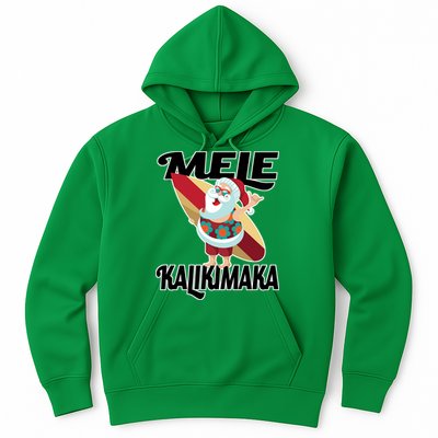 Mele Kalikimaka Surfing Santa Christmas Hoodie
