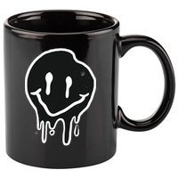 Melting Black And White Smile Face 11oz C Handle Ceramic Mug