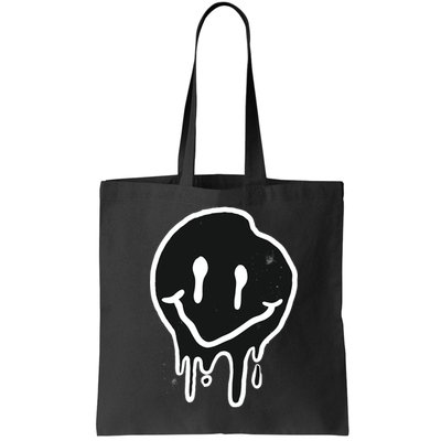Melting Black And White Smile Face Bag