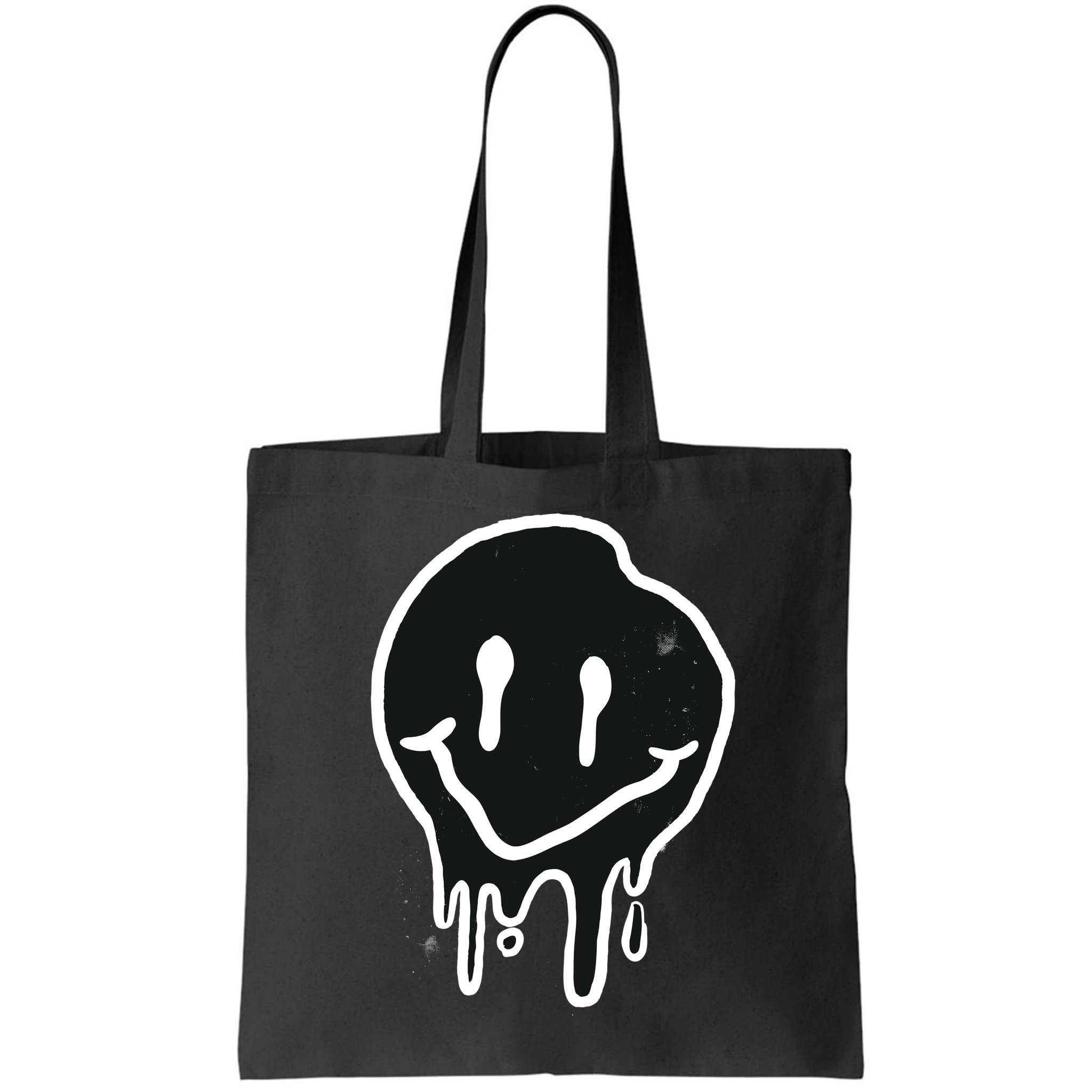 Melting Black And White Smile Face Bag