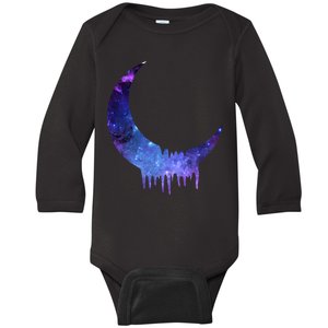 Melting Moon  Baby Long Sleeve Bodysuit