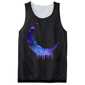 Melting Moon  Mesh Reversible Basketball Jersey Tank