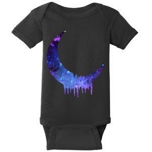 Melting Moon  Baby Bodysuit