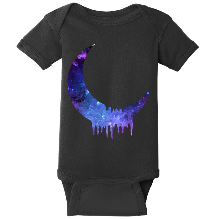 Melting Moon  Baby Bodysuit