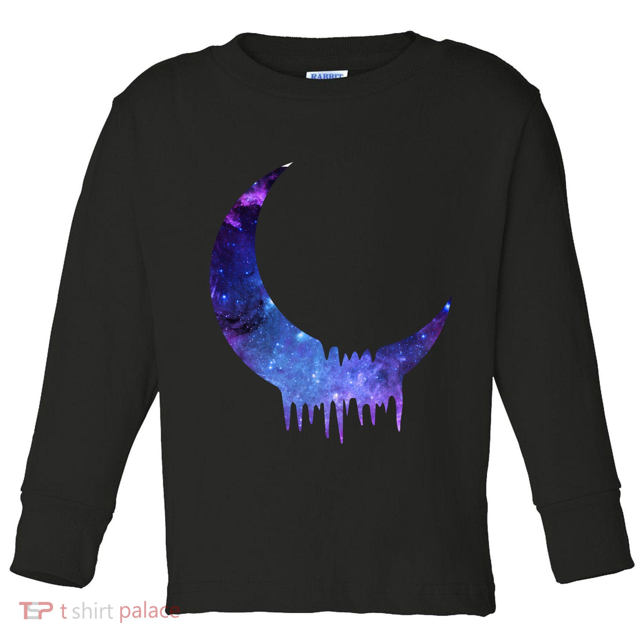 Melting Moon  Toddler Long Sleeve Shirt