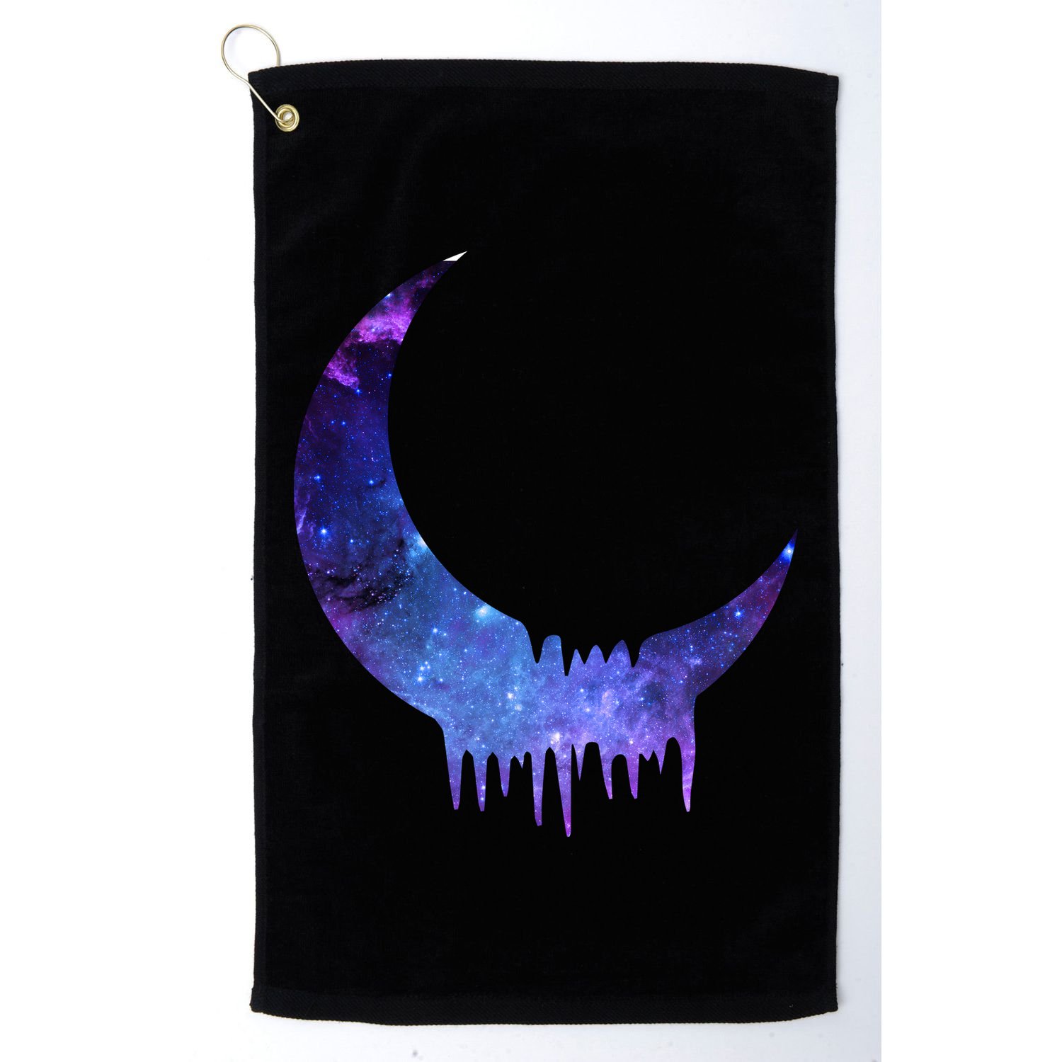 Melting Moon  Golf Towel