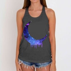 Melting Moon  Women's Knotted Racerback Tank