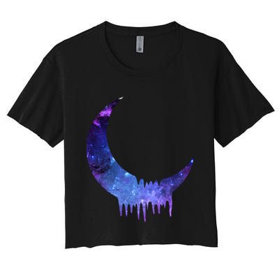 Melting Moon  Crop Top