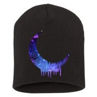 Melting Moon  Short Acrylic Beanie