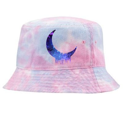 Melting Moon  Tie-Dyed Bucket Hat