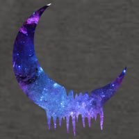 Melting Moon  Vector Backpack