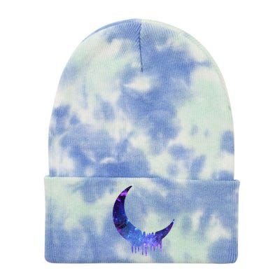 Melting Moon  Tie Dye 12in Knit Beanie