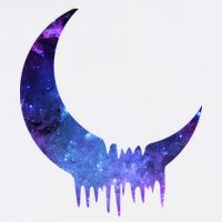 Melting Moon  Garment-Dyed Sweatshirt