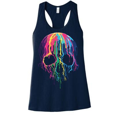 Melting Skull Women's Racerback Tank