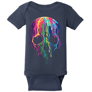 Melting Skull Baby Bodysuit