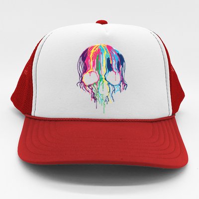 Melting Skull Trucker Hat