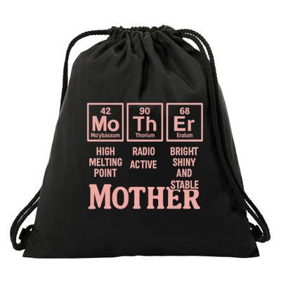 Mother Elemental Drawstring Bag
