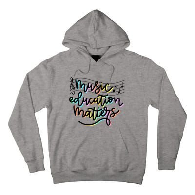 Music Education Matters Music Teacher Appreciation Women Tall Hoodie