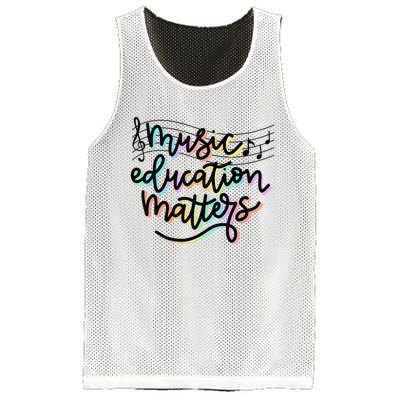 Music Education Matters Music Teacher Appreciation Women Mesh Reversible Basketball Jersey Tank