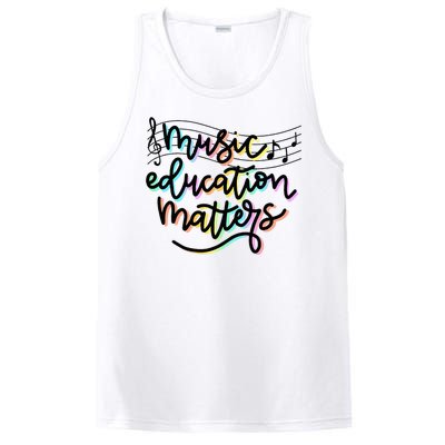 Music Education Matters Music Teacher Appreciation Women PosiCharge Competitor Tank