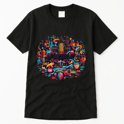 Madrid Espana Madrid Spain Sport Club Tall T-Shirt