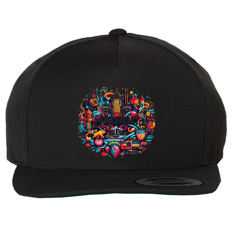 Madrid Espana Madrid Spain Sport Club Wool Snapback Cap