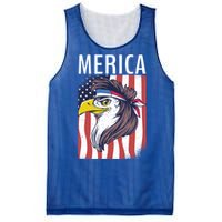 Merica Eagle Mullets 80s Hairstyle Pride Gift Mesh Reversible Basketball Jersey Tank