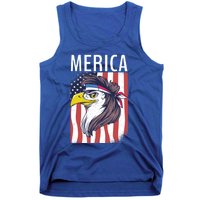 Merica Eagle Mullets 80s Hairstyle Pride Gift Tank Top