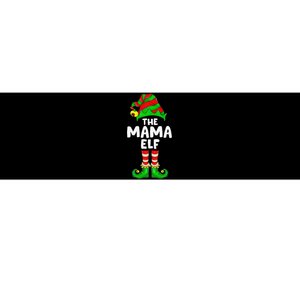 Mama Elf Matching Family Christmas Party  Pajamas Bumper Sticker