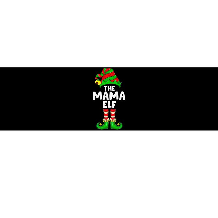 Mama Elf Matching Family Christmas Party  Pajamas Bumper Sticker